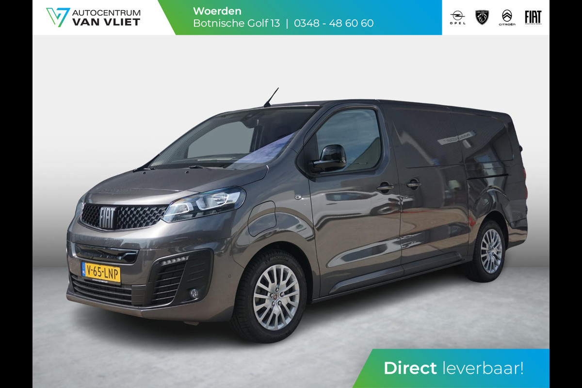 Fiat E-Scudo L3 75 kWh | Navi incl. Apple Carplay | camera | parkeersensoren voor & achter | dodehoekwaarschuwing | laadruimtebetimmering | rijklaarprijs Fiat E-Scudo L3 75 kWh | Navi incl. Apple Carplay | camera | parkeersensoren voor & achter | dodehoekwaarschuwing | laadruimtebetimmering | rijklaarprijs