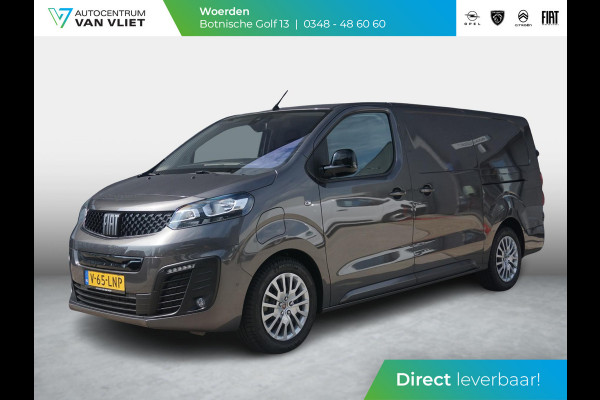 Fiat E-Scudo L3 75 kWh | Navi incl. Apple Carplay | camera | parkeersensoren voor & achter | dodehoekwaarschuwing | laadruimtebetimmering | rijklaarprijs