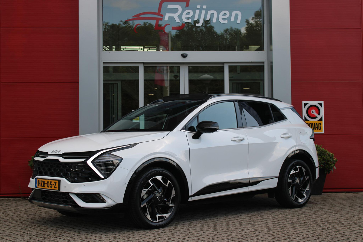 Kia Sportage 1.6 T-GDi Plug-in Hybrid AWD GT-Line | PANORAMISCH SCHUIF / KANTELDAK | 360° CAMERA | 19"GT-LINE VELGEN | ZWARTE HEMELBEKLEDING | MATRIX LED KOPLAMPEN | INTELLIGENT KOPLAMPSYSTEEM (FLS)| TRIPLE ZONE CLIMATE CONTROL | LEDERENBEKLEDING | STOEL VERWARMING/ VENTILATIE | STUUR VERWARMING | ACHTERBANK VERWARMING | DODEHOEKASSITENTIE (BCA)| Kia Sportage 1.6 T-GDi Plug-in Hybrid AWD GT-Line | PANORAMISCH SCHUIF / KANTELDAK | 360° CAMERA | 19"GT-LINE VELGEN | ZWARTE HEMELBEKLEDING | MATRIX LED KOPLAMPEN | INTELLIGENT KOPLAMPSYSTEEM (FLS)| TRIPLE ZONE CLIMATE CONTROL | LEDERENBEKLEDING | STOEL VERWARMING/ VENTILATIE | STUUR VERWARMING | ACHTERBANK VERWARMING | DODEHOEKASSITENTIE (BCA)|