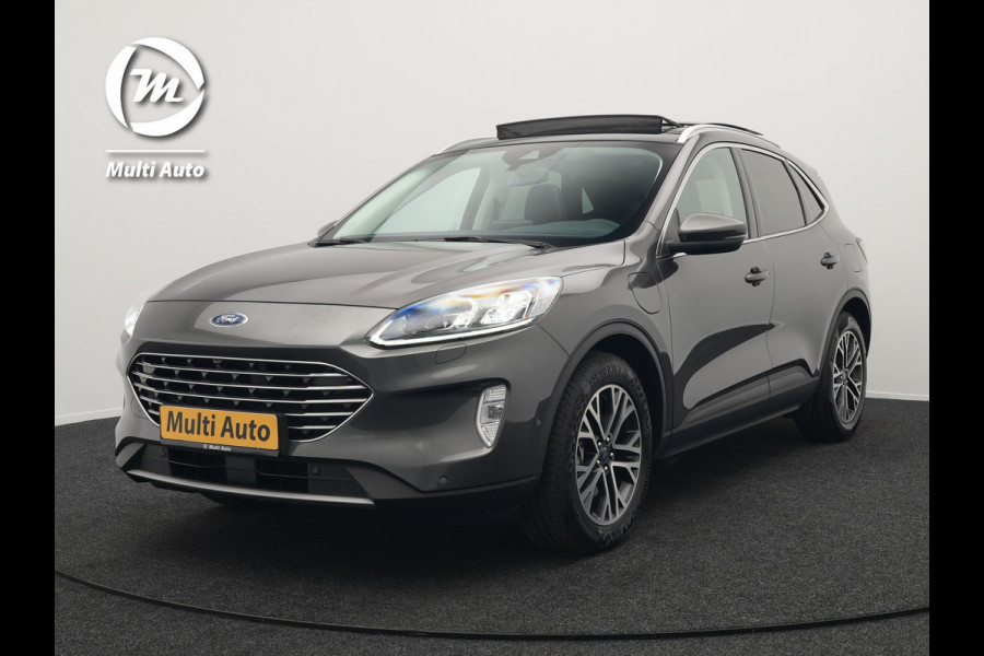 Ford Kuga 2.5 Titanium X Plug In Hybrid 225pk PHEV | Trekhaak Af Fabriek | Panodak | Adaptive Cruise | 360 Camera | Bang & Olufsen | Verwarmde Sportstoelen & Stuur | Blis | Navigatie | Keyless | DAB |
