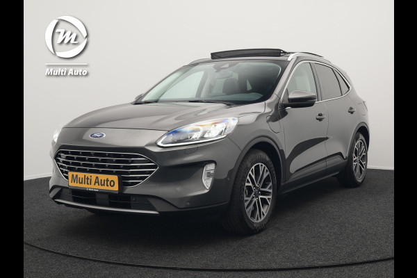 Ford Kuga 2.5 Titanium X Plug In Hybrid 225pk PHEV | Trekhaak Af Fabriek | Panodak | Adaptive Cruise | 360 Camera | Bang & Olufsen | Verwarmde Sportstoelen & Stuur | Blis | Navigatie | Keyless | DAB |