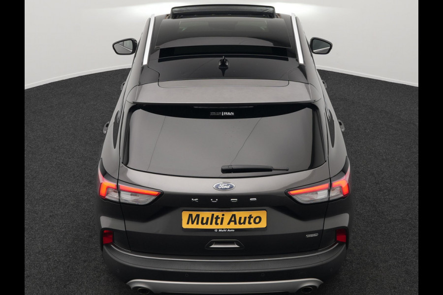 Ford Kuga 2.5 Titanium X Plug In Hybrid 225pk PHEV | Trekhaak Af Fabriek | Panodak | Adaptive Cruise | 360 Camera | Bang & Olufsen | Verwarmde Sportstoelen & Stuur | Blis | Navigatie | Keyless | DAB |