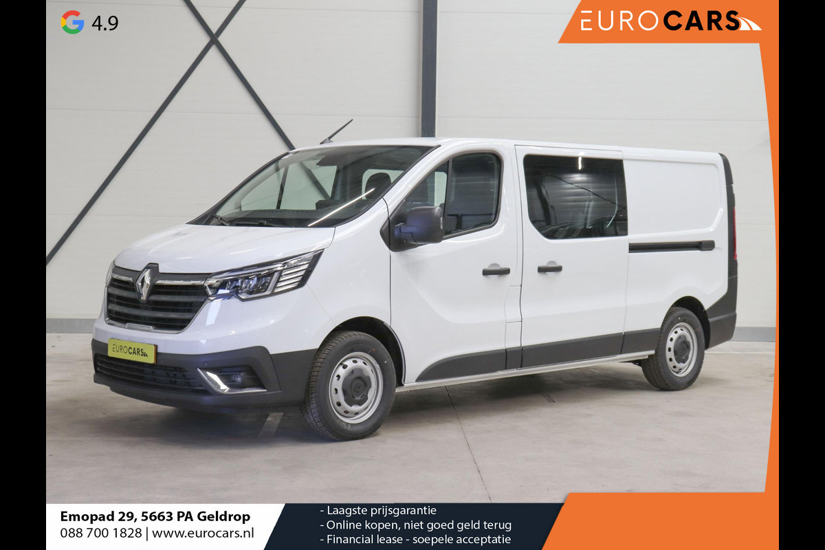 Renault Trafic 2.0 Blue dCi 150PK T30 L2H1 Advance Dubbele Cabine Airco Bluetooth Camera Cruise PDC Trekhaak