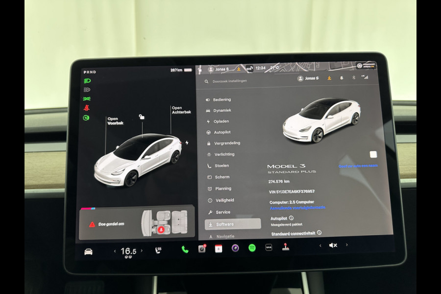 Tesla Model 3 Standard RWD Plus 60 kWh [ 3-Fase ] (INCL-BTW) Aut. *PANO | AUTO-PILOT | LUXURY-LEATHER | KEYLESS | FULL-LED | MEMORY-PACK | SURROUND-VIEW | DAB | CARPLAY | DIGI-COCKPIT | LANE-ASSIST | COMFORT-SEATS | 18"ALU*