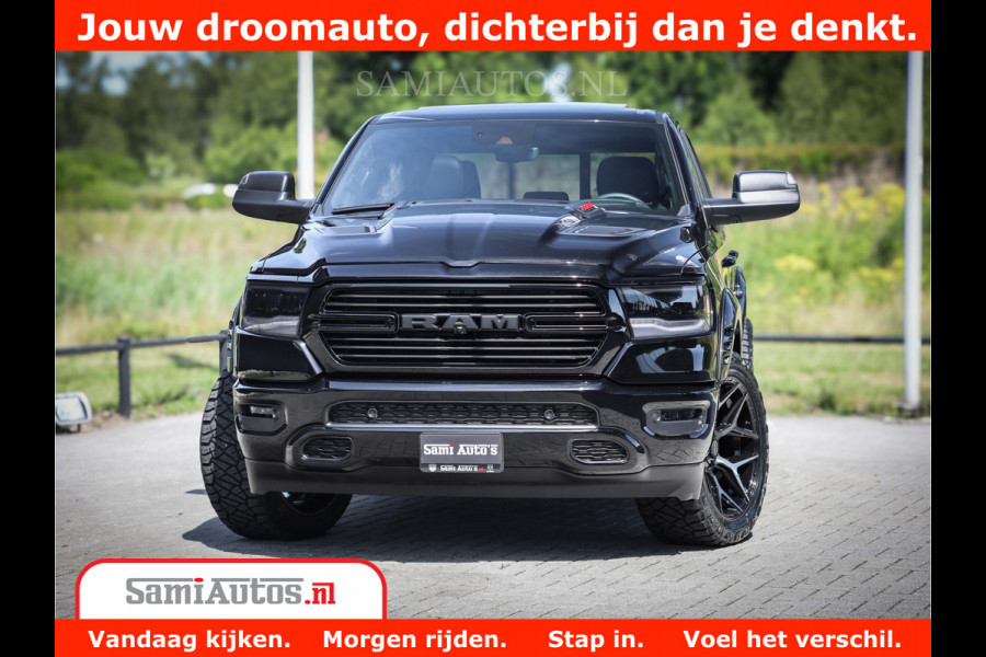 Dodge Ram 1500 GT EDITION | 5.7 V8 HEMI | VIRTUAL COCKPIT | HEAD-UP | ADAPTIVE CRUISE | 360 CAMERA | TRX PACK | Comfortabele Dubbele Cabine met Royale 5 Zitplaatsen | BPM vrij BPM vrij | Nu Leverbaar uit Voorraad | Voorraad Nr 2434