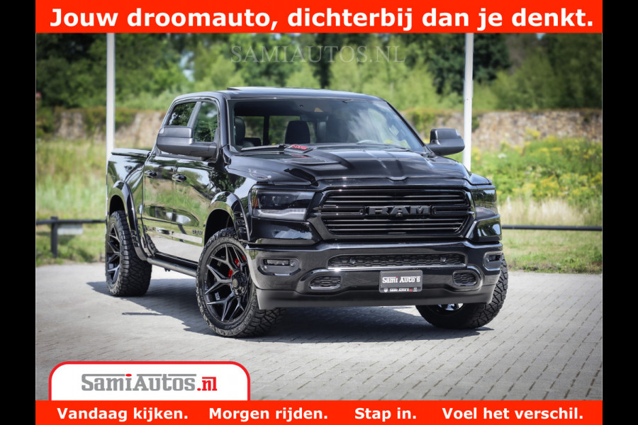 Dodge Ram 1500 GT EDITION | 5.7 V8 HEMI | VIRTUAL COCKPIT | HEAD-UP | ADAPTIVE CRUISE | 360 CAMERA | TRX PACK | Comfortabele Dubbele Cabine met Royale 5 Zitplaatsen | BPM vrij BPM vrij | Nu Leverbaar uit Voorraad | Voorraad Nr 2434