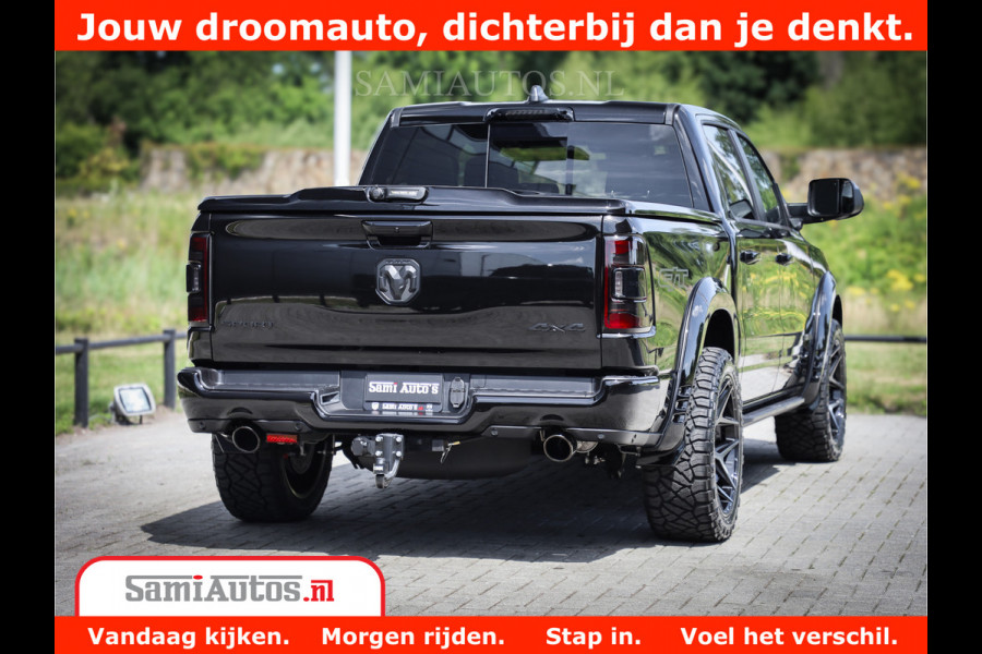 Dodge Ram 1500 GT EDITION | 5.7 V8 HEMI | VIRTUAL COCKPIT | HEAD-UP | ADAPTIVE CRUISE | 360 CAMERA | TRX PACK | Comfortabele Dubbele Cabine met Royale 5 Zitplaatsen | BPM vrij BPM vrij | Nu Leverbaar uit Voorraad | Voorraad Nr 2434