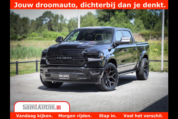 Dodge Ram 1500 GT EDITION | 5.7 V8 HEMI | VIRTUAL COCKPIT | HEAD-UP | ADAPTIVE CRUISE | 360 CAMERA | TRX PACK | Comfortabele Dubbele Cabine met Royale 5 Zitplaatsen | BPM vrij BPM vrij | Nu Leverbaar uit Voorraad | Voorraad Nr 2434
