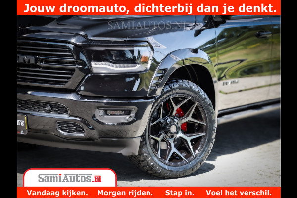 Dodge Ram 1500 GT EDITION | 5.7 V8 HEMI | VIRTUAL COCKPIT | HEAD-UP | ADAPTIVE CRUISE | 360 CAMERA | TRX PACK | Comfortabele Dubbele Cabine met Royale 5 Zitplaatsen | BPM vrij BPM vrij | Nu Leverbaar uit Voorraad | Voorraad Nr 2434