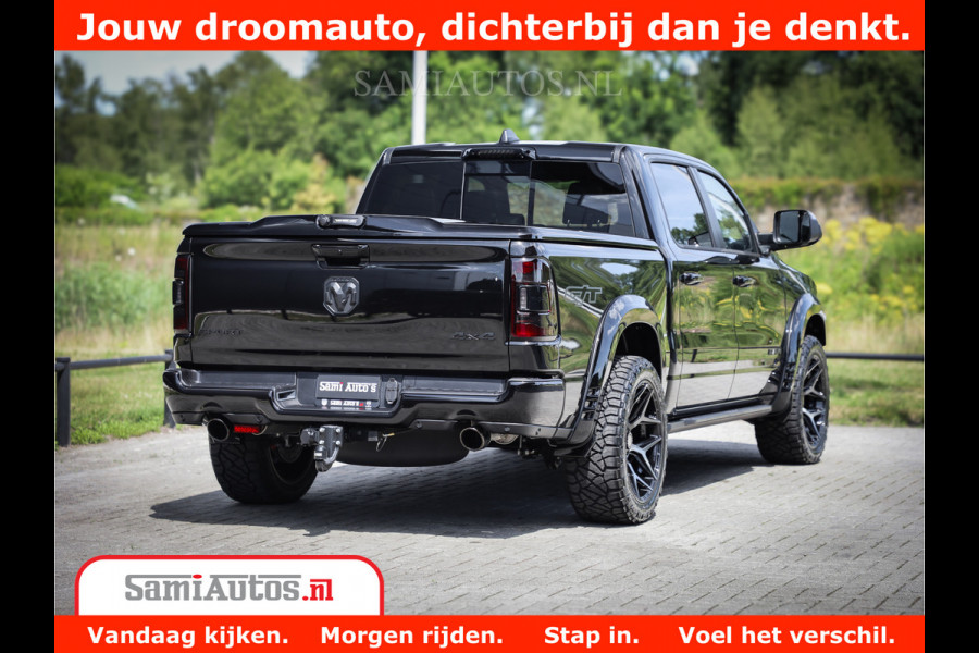 Dodge Ram 1500 GT EDITION | 5.7 V8 HEMI | VIRTUAL COCKPIT | HEAD-UP | ADAPTIVE CRUISE | 360 CAMERA | TRX PACK | Comfortabele Dubbele Cabine met Royale 5 Zitplaatsen | BPM vrij BPM vrij | Nu Leverbaar uit Voorraad | Voorraad Nr 2434