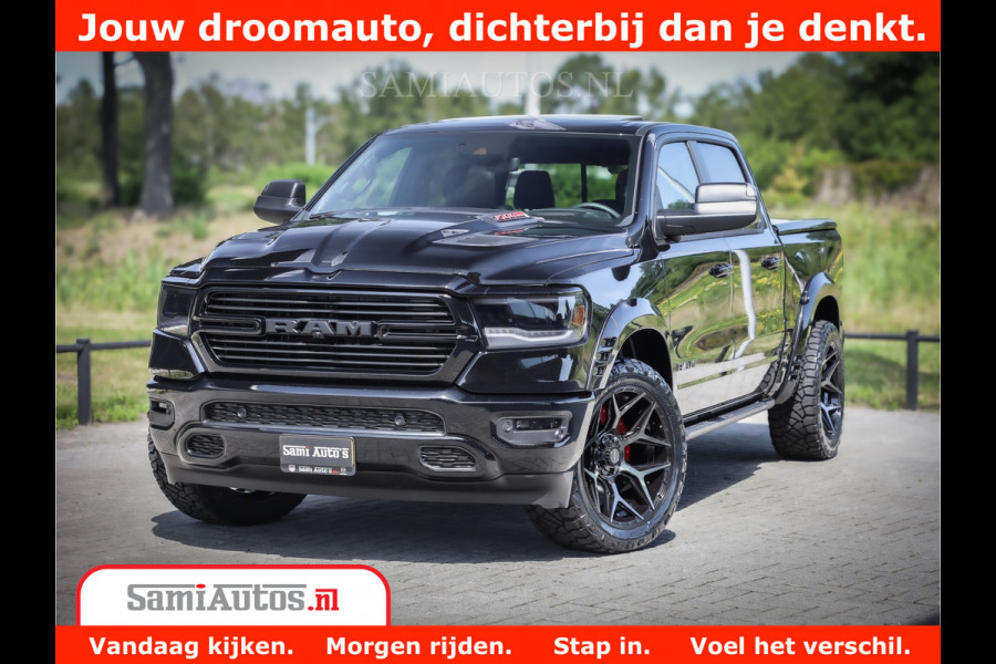 Dodge Ram 1500 GT EDITION | 5.7 V8 HEMI | VIRTUAL COCKPIT | HEAD-UP | ADAPTIVE CRUISE | 360 CAMERA | TRX PACK | Comfortabele Dubbele Cabine met Royale 5 Zitplaatsen | BPM vrij BPM vrij | Nu Leverbaar uit Voorraad | Voorraad Nr 2434