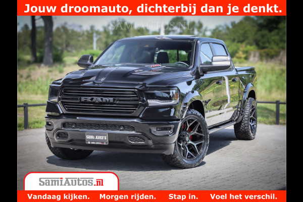 Dodge Ram 1500 GT EDITION | 5.7 V8 HEMI | VIRTUAL COCKPIT | HEAD-UP | ADAPTIVE CRUISE | 360 CAMERA | TRX PACK | Comfortabele Dubbele Cabine met Royale 5 Zitplaatsen | BPM vrij BPM vrij | Nu Leverbaar uit Voorraad | Voorraad Nr 2434