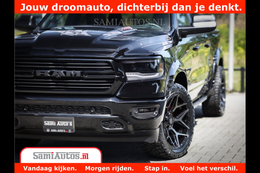 Dodge Ram 1500 GT EDITION | 5.7 V8 HEMI | VIRTUAL COCKPIT | HEAD-UP | ADAPTIVE CRUISE | 360 CAMERA | TRX PACK | Comfortabele Dubbele Cabine met Royale 5 Zitplaatsen | BPM vrij BPM vrij | Nu Leverbaar uit Voorraad | Voorraad Nr 2434