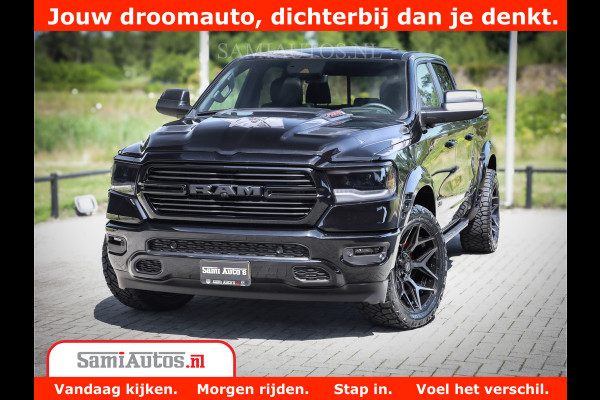 Dodge Ram 1500 GT EDITION | 5.7 V8 HEMI | VIRTUAL COCKPIT | HEAD-UP | ADAPTIVE CRUISE | 360 CAMERA | TRX PACK | Comfortabele Dubbele Cabine met Royale 5 Zitplaatsen | BPM vrij BPM vrij | Nu Leverbaar uit Voorraad | Voorraad Nr 2434
