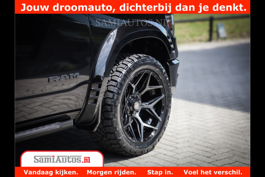 Dodge Ram 1500 GT EDITION | 5.7 V8 HEMI | VIRTUAL COCKPIT | HEAD-UP | ADAPTIVE CRUISE | 360 CAMERA | TRX PACK | Comfortabele Dubbele Cabine met Royale 5 Zitplaatsen | BPM vrij BPM vrij | Nu Leverbaar uit Voorraad | Voorraad Nr 2434