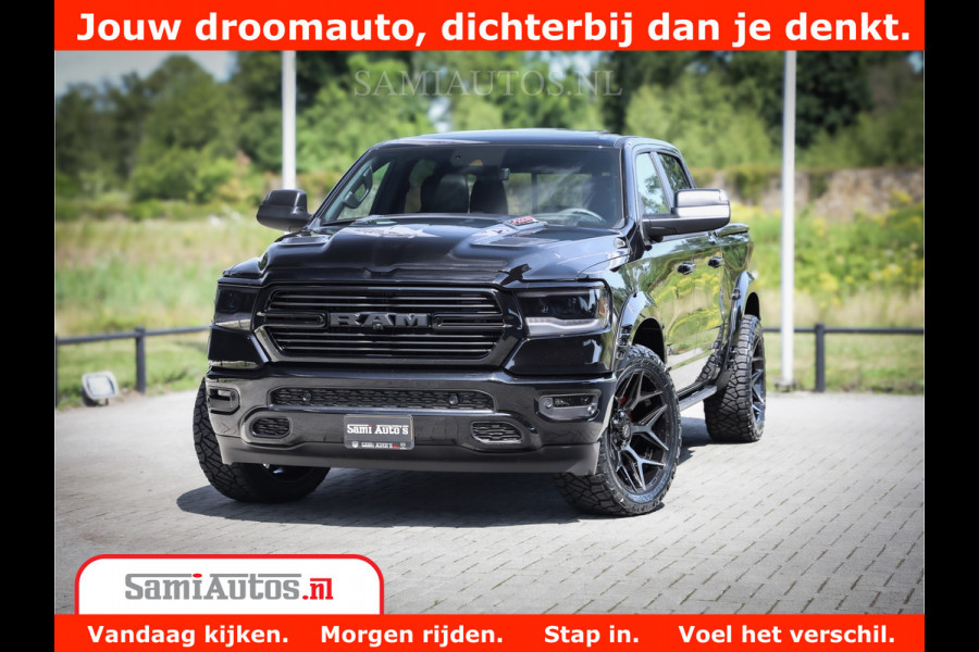Dodge Ram 1500 GT EDITION | 5.7 V8 HEMI | VIRTUAL COCKPIT | HEAD-UP | ADAPTIVE CRUISE | 360 CAMERA | TRX PACK | Comfortabele Dubbele Cabine met Royale 5 Zitplaatsen | BPM vrij BPM vrij | Nu Leverbaar uit Voorraad | Voorraad Nr 2434
