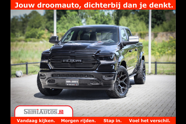 Dodge Ram 1500 GT EDITION | 5.7 V8 HEMI | VIRTUAL COCKPIT | HEAD-UP | ADAPTIVE CRUISE | 360 CAMERA | TRX PACK | Comfortabele Dubbele Cabine met Royale 5 Zitplaatsen | BPM vrij BPM vrij | Nu Leverbaar uit Voorraad | Voorraad Nr 2434