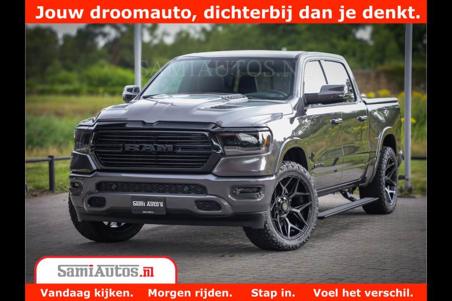 Dodge Ram 1500 Laramie Night 5,7 V8 402PK | Krachtige Hemi | Zeer Rijk Uitgevoerd | Comfortabele Dubbele Cabine met Royale 5 Zitplaatsen | Granite Crystal |  BPM vrij | Nu Leverbaar uit Voorraad | Voorraad Nr 2371 - 2297