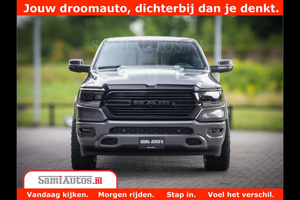 Dodge Ram 1500 Laramie Night 5,7 V8 402PK | Krachtige Hemi | Zeer Rijk Uitgevoerd | Comfortabele Dubbele Cabine met Royale 5 Zitplaatsen | Granite Crystal |  BPM vrij | Nu Leverbaar uit Voorraad | Voorraad Nr 2371 - 2297