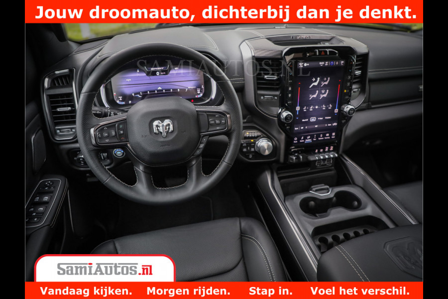 Dodge Ram 1500 Laramie Night 5,7 V8 402PK | Krachtige Hemi | Zeer Rijk Uitgevoerd | Comfortabele Dubbele Cabine met Royale 5 Zitplaatsen | Granite Crystal |  BPM vrij | Nu Leverbaar uit Voorraad | Voorraad Nr 2371 - 2297