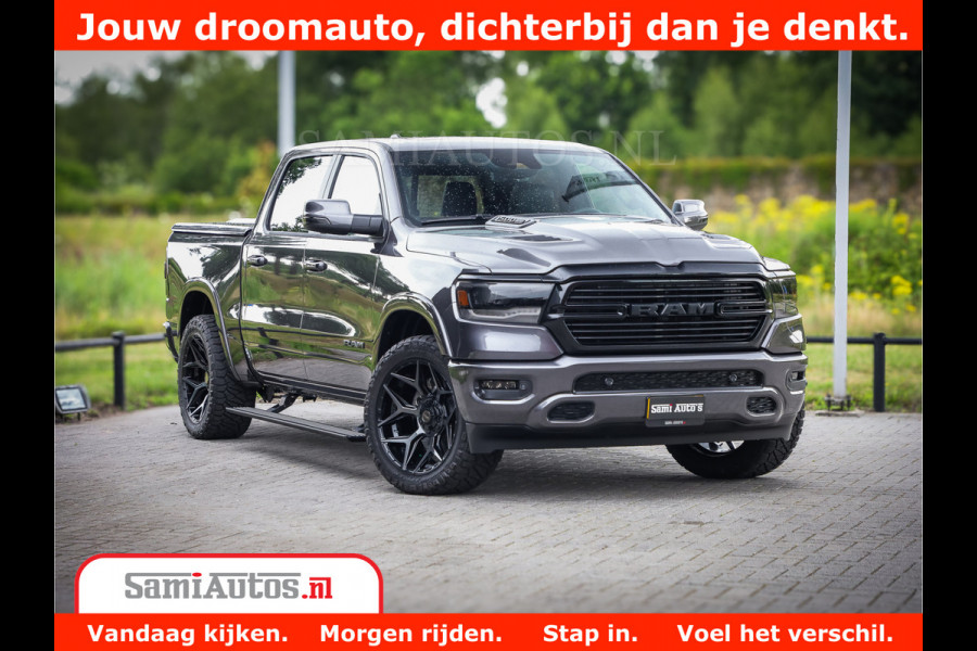 Dodge Ram 1500 Laramie Night 5,7 V8 402PK | Krachtige Hemi | Zeer Rijk Uitgevoerd | Comfortabele Dubbele Cabine met Royale 5 Zitplaatsen | Granite Crystal |  BPM vrij | Nu Leverbaar uit Voorraad | Voorraad Nr 2371 - 2297
