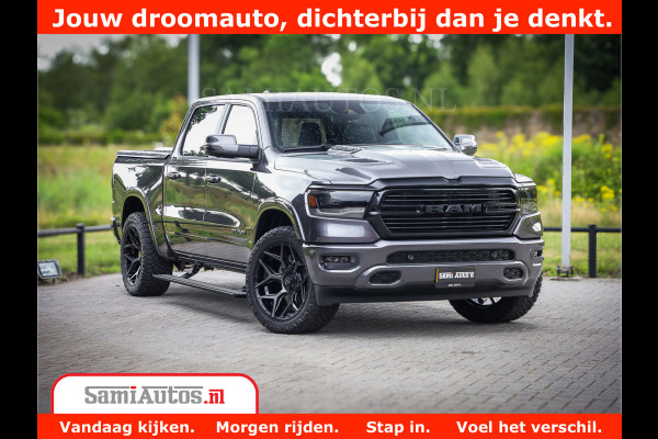 Dodge Ram 1500 Laramie Night 5,7 V8 402PK | Krachtige Hemi | Zeer Rijk Uitgevoerd | Comfortabele Dubbele Cabine met Royale 5 Zitplaatsen | Granite Crystal |  BPM vrij | Nu Leverbaar uit Voorraad | Voorraad Nr 2371 - 2297