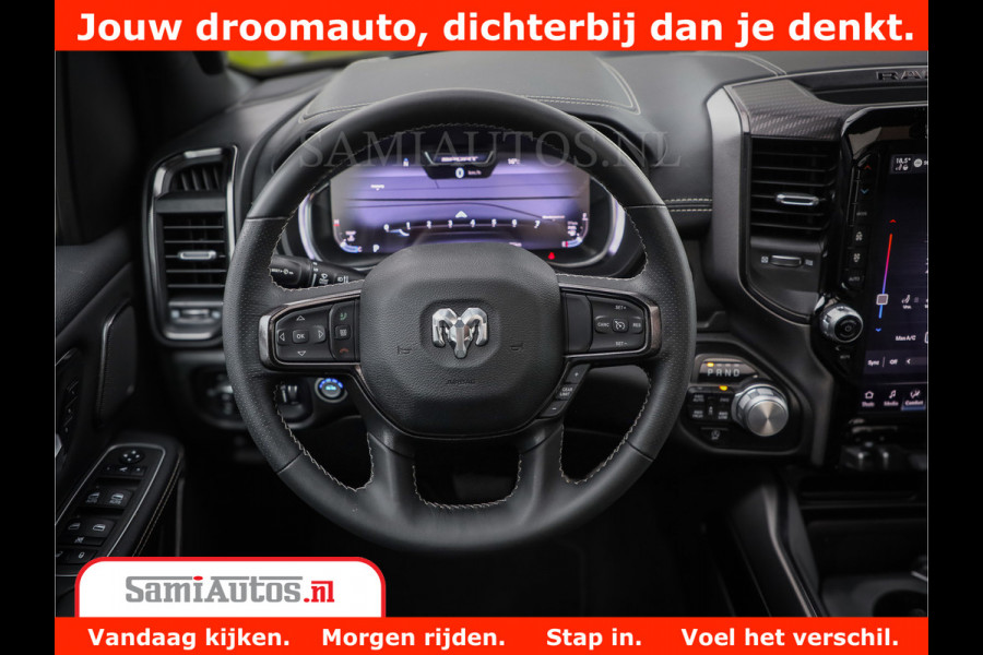 Dodge Ram 1500 Laramie Night 5,7 V8 402PK | Krachtige Hemi | Zeer Rijk Uitgevoerd | Comfortabele Dubbele Cabine met Royale 5 Zitplaatsen | Granite Crystal |  BPM vrij | Nu Leverbaar uit Voorraad | Voorraad Nr 2371 - 2297