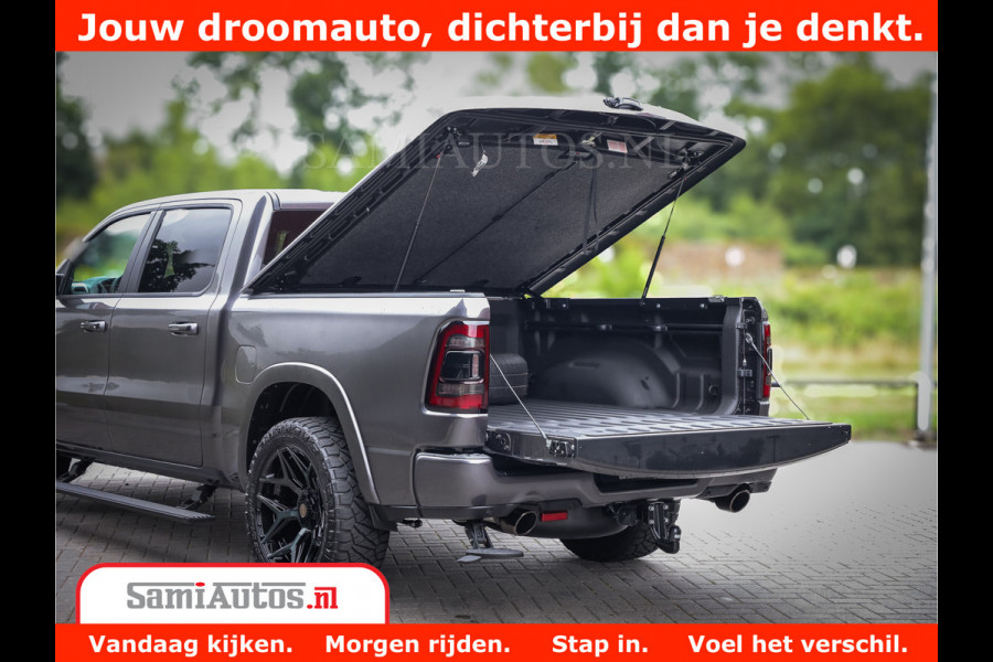 Dodge Ram 1500 Laramie Night 5,7 V8 402PK | Krachtige Hemi | Zeer Rijk Uitgevoerd | Comfortabele Dubbele Cabine met Royale 5 Zitplaatsen | Granite Crystal |  BPM vrij | Nu Leverbaar uit Voorraad | Voorraad Nr 2371 - 2297