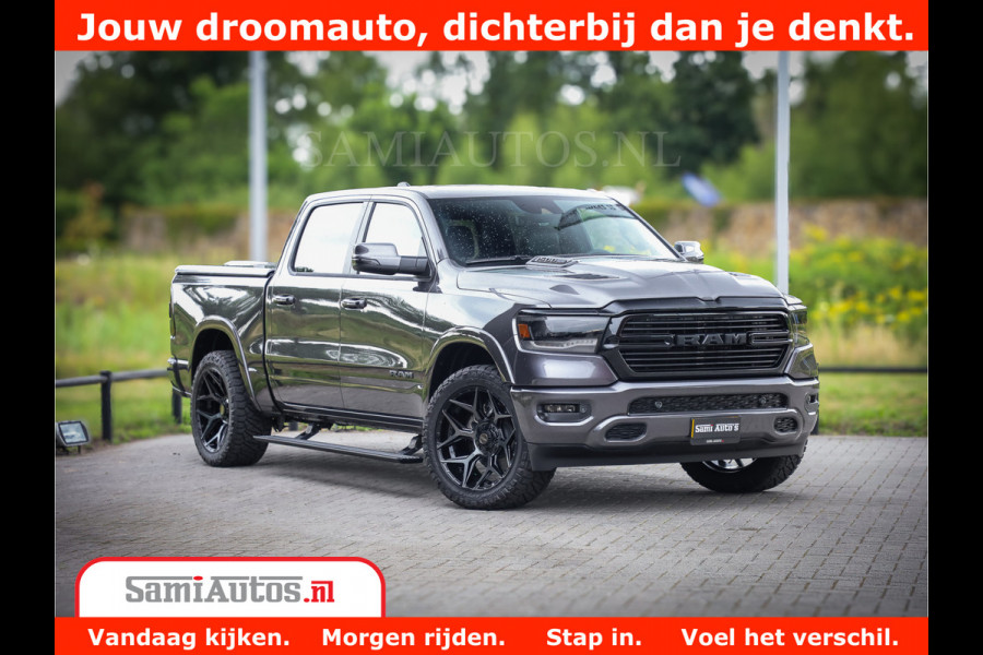 Dodge Ram 1500 Laramie Night 5,7 V8 402PK | Krachtige Hemi | Zeer Rijk Uitgevoerd | Comfortabele Dubbele Cabine met Royale 5 Zitplaatsen | Granite Crystal |  BPM vrij | Nu Leverbaar uit Voorraad | Voorraad Nr 2371 - 2297