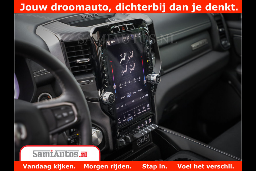 Dodge Ram 1500 Laramie Night 5,7 V8 402PK | Krachtige Hemi | Zeer Rijk Uitgevoerd | Comfortabele Dubbele Cabine met Royale 5 Zitplaatsen | Granite Crystal |  BPM vrij | Nu Leverbaar uit Voorraad | Voorraad Nr 2371 - 2297