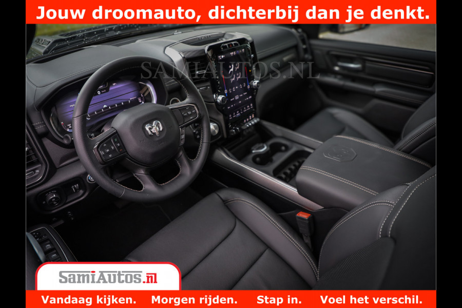 Dodge Ram 1500 Laramie Night 5,7 V8 402PK | Krachtige Hemi | Zeer Rijk Uitgevoerd | Comfortabele Dubbele Cabine met Royale 5 Zitplaatsen | Granite Crystal |  BPM vrij | Nu Leverbaar uit Voorraad | Voorraad Nr 2371 - 2297