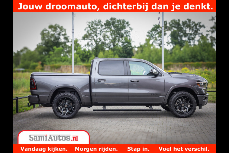 Dodge Ram 1500 Laramie Night 5,7 V8 402PK | Krachtige Hemi | Zeer Rijk Uitgevoerd | Comfortabele Dubbele Cabine met Royale 5 Zitplaatsen | Granite Crystal |  BPM vrij | Nu Leverbaar uit Voorraad | Voorraad Nr 2371 - 2297
