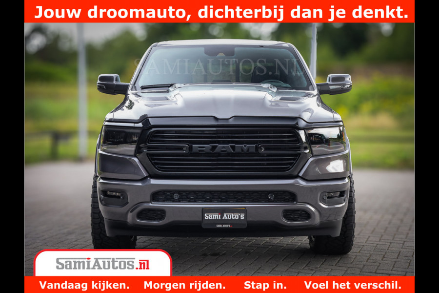 Dodge Ram 1500 Laramie Night 5,7 V8 402PK | Krachtige Hemi | Zeer Rijk Uitgevoerd | Comfortabele Dubbele Cabine met Royale 5 Zitplaatsen | Granite Crystal |  BPM vrij | Nu Leverbaar uit Voorraad | Voorraad Nr 2371 - 2297