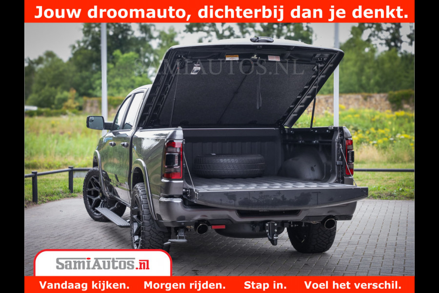 Dodge Ram 1500 Laramie Night 5,7 V8 402PK | Krachtige Hemi | Zeer Rijk Uitgevoerd | Comfortabele Dubbele Cabine met Royale 5 Zitplaatsen | Granite Crystal |  BPM vrij | Nu Leverbaar uit Voorraad | Voorraad Nr 2371 - 2297