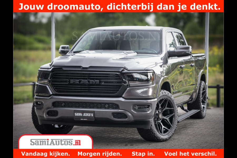 Dodge Ram 1500 Laramie Night 5,7 V8 402PK | Krachtige Hemi | Zeer Rijk Uitgevoerd | Comfortabele Dubbele Cabine met Royale 5 Zitplaatsen | Granite Crystal |  BPM vrij | Nu Leverbaar uit Voorraad | Voorraad Nr 2371 - 2297