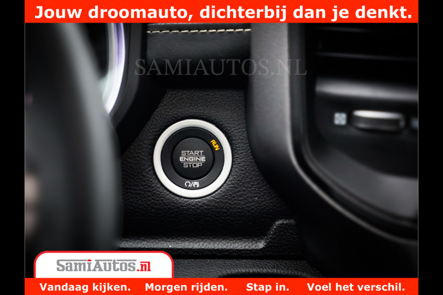 Dodge Ram 1500 Laramie Night 5,7 V8 402PK | Krachtige Hemi | Zeer Rijk Uitgevoerd | Comfortabele Dubbele Cabine met Royale 5 Zitplaatsen | Granite Crystal |  BPM vrij | Nu Leverbaar uit Voorraad | Voorraad Nr 2371 - 2297