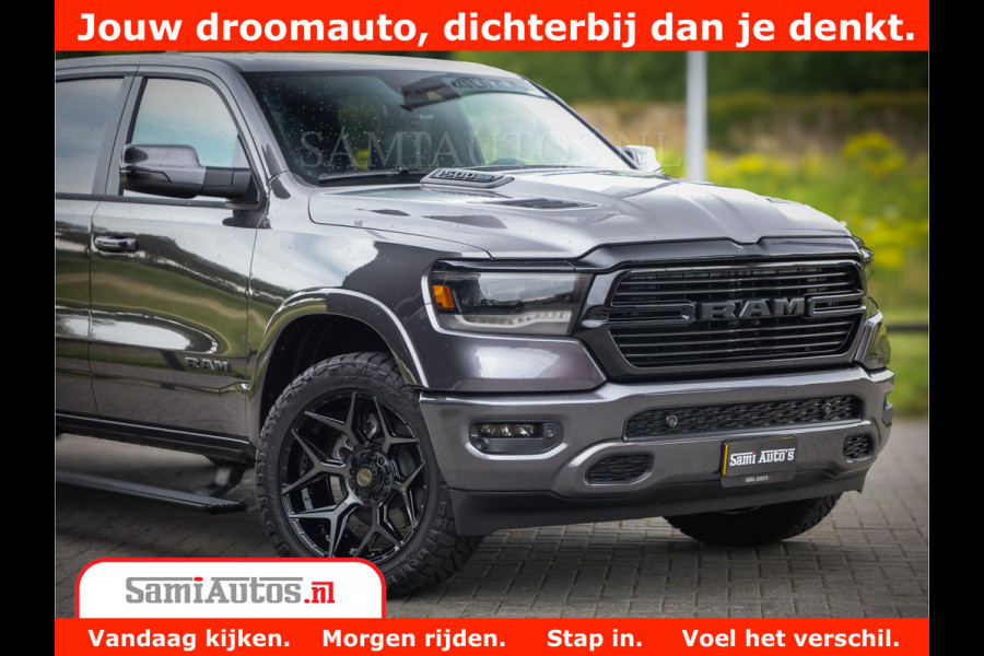 Dodge Ram 1500 Laramie Night 5,7 V8 402PK | Krachtige Hemi | Zeer Rijk Uitgevoerd | Comfortabele Dubbele Cabine met Royale 5 Zitplaatsen | Granite Crystal |  BPM vrij | Nu Leverbaar uit Voorraad | Voorraad Nr 2371 - 2297