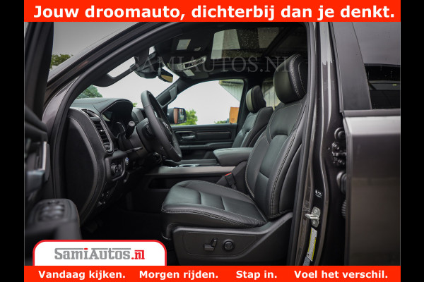 Dodge Ram 1500 Laramie Night 5,7 V8 402PK | Krachtige Hemi | Zeer Rijk Uitgevoerd | Comfortabele Dubbele Cabine met Royale 5 Zitplaatsen | Granite Crystal |  BPM vrij | Nu Leverbaar uit Voorraad | Voorraad Nr 2371 - 2297