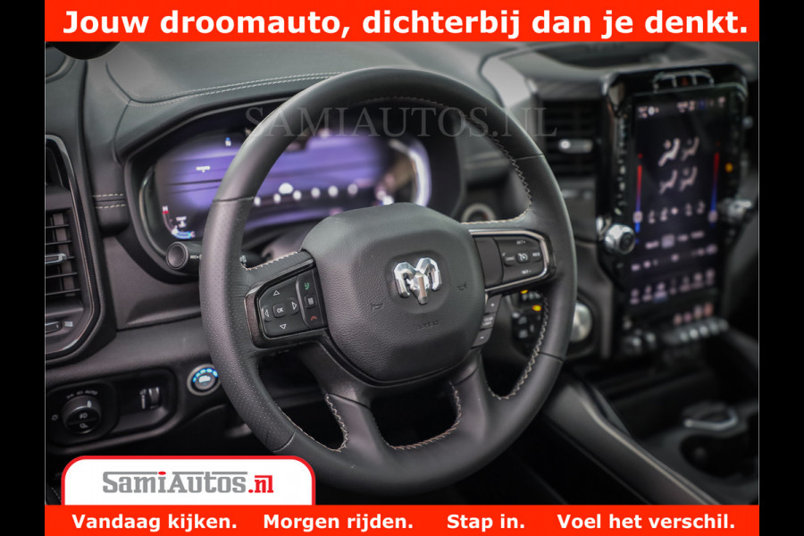 Dodge Ram 1500 Laramie Night 5,7 V8 402PK | Krachtige Hemi | Zeer Rijk Uitgevoerd | Comfortabele Dubbele Cabine met Royale 5 Zitplaatsen | Granite Crystal |  BPM vrij | Nu Leverbaar uit Voorraad | Voorraad Nr 2371 - 2297
