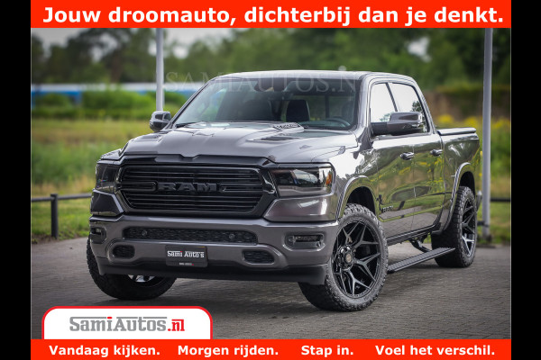 Dodge Ram 1500 Laramie Night 5,7 V8 402PK | Krachtige Hemi | Zeer Rijk Uitgevoerd | Comfortabele Dubbele Cabine met Royale 5 Zitplaatsen | Granite Crystal |  BPM vrij | Nu Leverbaar uit Voorraad | Voorraad Nr 2371 - 2297