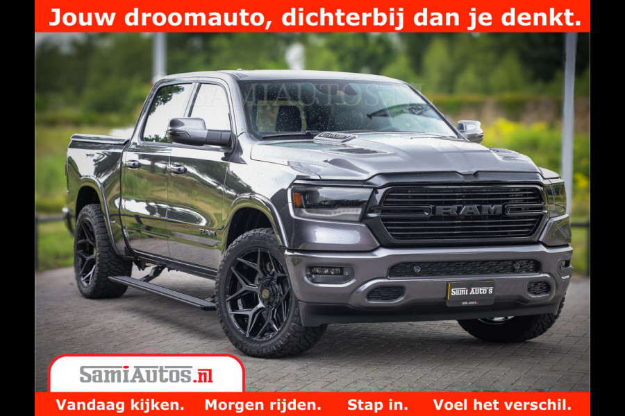 Dodge Ram 1500 Laramie Night 5,7 V8 402PK | Krachtige Hemi | Zeer Rijk Uitgevoerd | Comfortabele Dubbele Cabine met Royale 5 Zitplaatsen | Granite Crystal |  BPM vrij | Nu Leverbaar uit Voorraad | Voorraad Nr 2371 - 2297