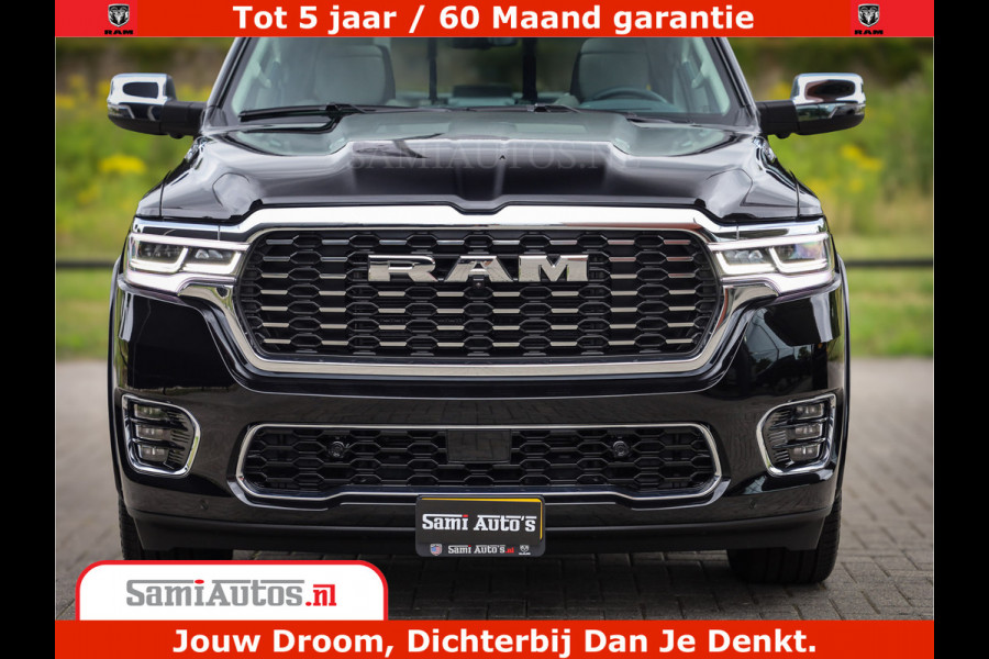 Dodge Ram 1500 Tungsten | De Meest Luxe Pick-Up op de Markt | 540 Pk 706 Nm | Exclusieve en Kracht | Comfortabele Dubbele Cabine met Royale 5 Zitplaatsen | BPM vrij | Nu Leverbaar uit Voorraad | Voorraad Nr 2321 - 8586