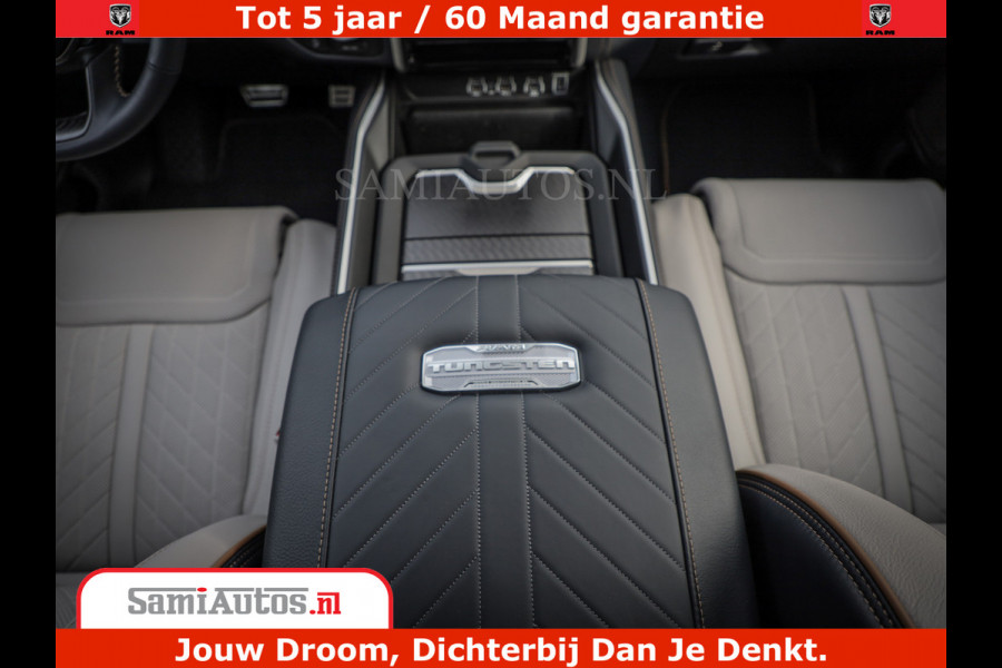 Dodge Ram 1500 Tungsten | De Meest Luxe Pick-Up op de Markt | 540 Pk 706 Nm | Exclusieve en Kracht | Comfortabele Dubbele Cabine met Royale 5 Zitplaatsen | BPM vrij | Nu Leverbaar uit Voorraad | Voorraad Nr 2321 - 8586