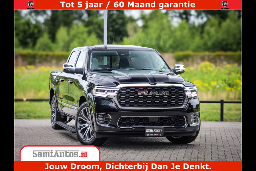 Dodge Ram 1500 Tungsten | De Meest Luxe Pick-Up op de Markt | 540 Pk 706 Nm | Exclusieve en Kracht | Comfortabele Dubbele Cabine met Royale 5 Zitplaatsen | BPM vrij | Nu Leverbaar uit Voorraad | Voorraad Nr 2321 - 8586