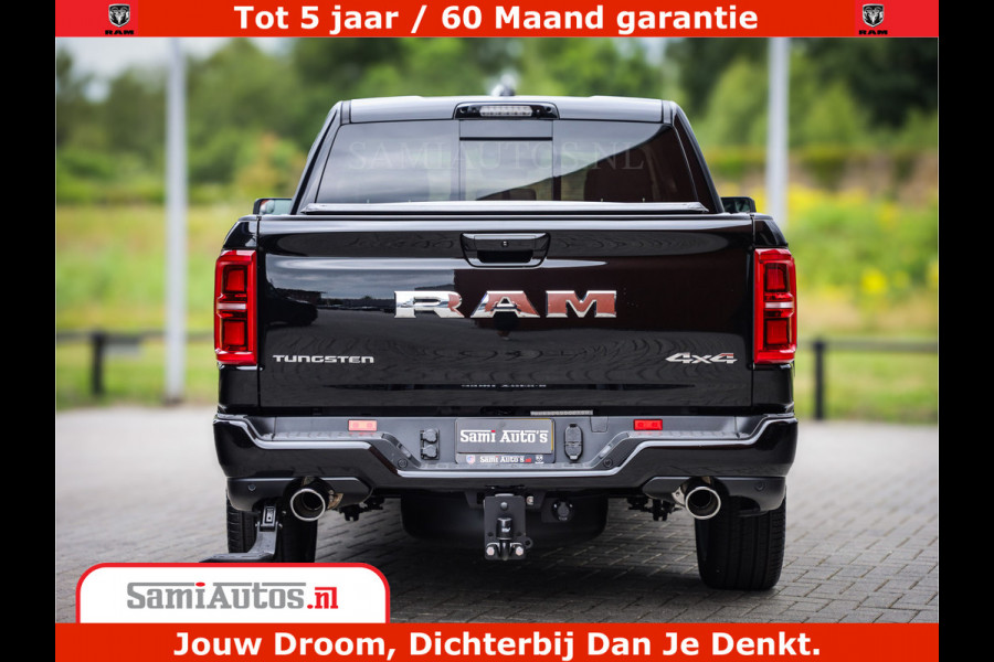 Dodge Ram 1500 Tungsten | De Meest Luxe Pick-Up op de Markt | 540 Pk 706 Nm | Exclusieve en Kracht | Comfortabele Dubbele Cabine met Royale 5 Zitplaatsen | BPM vrij | Nu Leverbaar uit Voorraad | Voorraad Nr 2321 - 8586