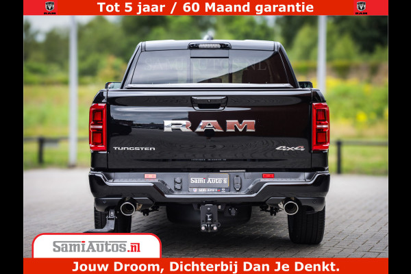 Dodge Ram 1500 Tungsten | De Meest Luxe Pick-Up op de Markt | 540 Pk 706 Nm | Exclusieve en Kracht | Comfortabele Dubbele Cabine met Royale 5 Zitplaatsen | BPM vrij | Nu Leverbaar uit Voorraad | Voorraad Nr 2321 - 8586
