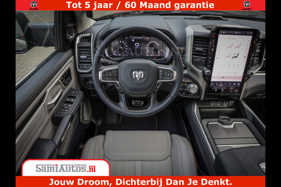 Dodge Ram 1500 Tungsten | De Meest Luxe Pick-Up op de Markt | 540 Pk 706 Nm | Exclusieve en Kracht | Comfortabele Dubbele Cabine met Royale 5 Zitplaatsen | BPM vrij | Nu Leverbaar uit Voorraad | Voorraad Nr 2321 - 8586