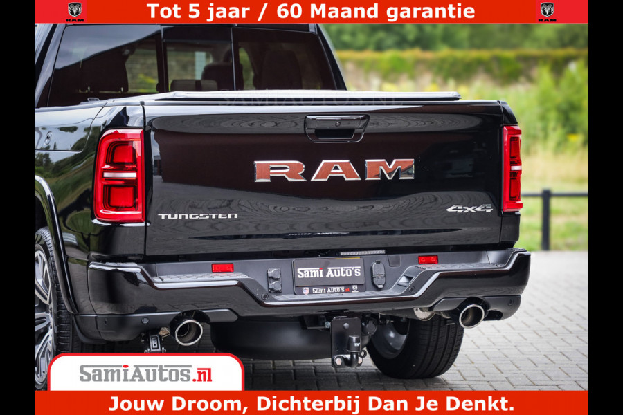 Dodge Ram 1500 Tungsten | De Meest Luxe Pick-Up op de Markt | 540 Pk 706 Nm | Exclusieve en Kracht | Comfortabele Dubbele Cabine met Royale 5 Zitplaatsen | BPM vrij | Nu Leverbaar uit Voorraad | Voorraad Nr 2321 - 8586