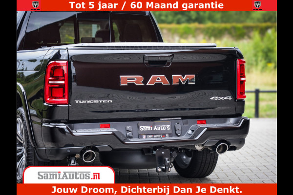 Dodge Ram 1500 Tungsten | De Meest Luxe Pick-Up op de Markt | 540 Pk 706 Nm | Exclusieve en Kracht | Comfortabele Dubbele Cabine met Royale 5 Zitplaatsen | BPM vrij | Nu Leverbaar uit Voorraad | Voorraad Nr 2321 - 8586