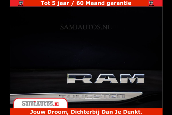 Dodge Ram 1500 Tungsten | De Meest Luxe Pick-Up op de Markt | 540 Pk 706 Nm | Exclusieve en Kracht | Comfortabele Dubbele Cabine met Royale 5 Zitplaatsen | BPM vrij | Nu Leverbaar uit Voorraad | Voorraad Nr 2321 - 8586